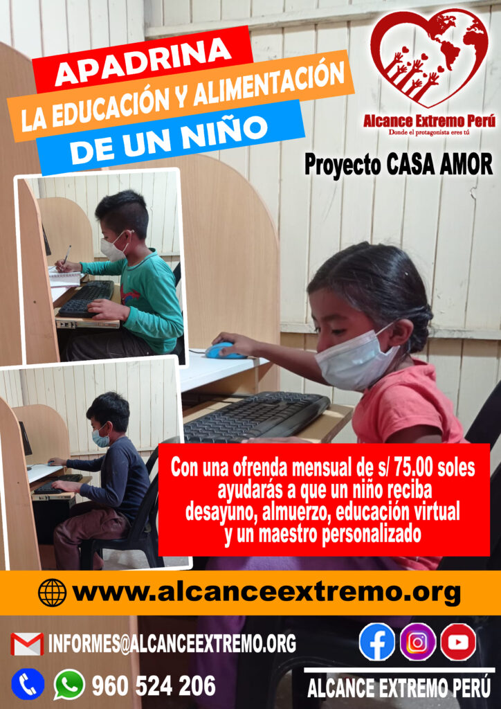 Apadrina a un niño para su educación y alimentación